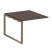 Проходной наборный элемент переговорного стола Metal System Style БО.ППРГ-1 1000x1235x750 (Дуб Наварра/Серый металл)