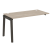 Наборный элемент рабочей станции на деревянных опорах Onix Wood OW.1.NRS-3.7 1380x720x750 (Тиквуд Светлый/Дуб Темный)