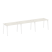Рабочая станция на 3 рабочих места на А-образном м/к Metal System Style БА.СМ-3.2 3600x720x750 (Дуб наварра/Серый металл)