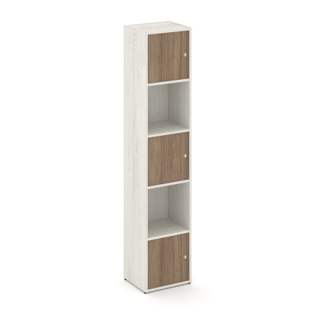 Стеллаж Locker Plus LK.K-007 408x350x1983 (Дуб Наварра | Дуб Аризона)