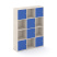 Стеллаж Locker Plus LK.K-006 1188x350x1593 (Дуб Аризона)