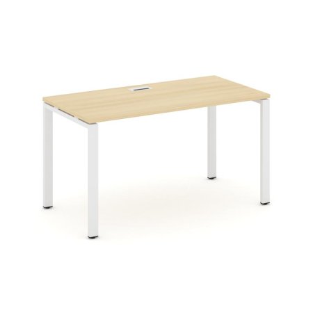 Стол письменный SN-6P.SP-011 (980х700х750) (Акация Лорка/Металл Белый)