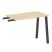 Приставной элемент Metal System Style БА.ПР-3 1000x600x750 (Дуб Наварра/Серый металл)