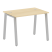 Стол письменный Metal System Style БА.СП-1 1000x720x750 (Дуб Наварра/Серый металл)