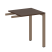 Приставной элемент Metal System Style БП.ПР-1 600x600x750 (Дуб Наварра/Серый металл)