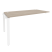 Наборный элемент рабочей станции на П-образном м/к Onix O.MP-1.NRS-4.8 1580x800x750 (Тиквуд Темный/Белый Металл)