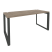 Стол рабочий на О-образном м/к Onix O.MO-SP-4.7 1580x720x750 (Тиквуд Темный/Белый Металл)