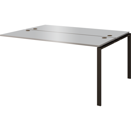 Модуль двойной на 2 рабочих места Арго-М АМБЭ-005 1800x1496x760 (Серый/Антрацит)