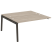 Наборный элемент рабочей станции на деревянных опорах Onix Wood OW.2.NRS-4.8 1580x1635x750 (Тиквуд Светлый/Дуб Темный)
