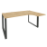 Стол эргономичный правый на О-образном м/к Onix O.MO-SA-4R 1580x1180x750 (Тиквуд Темный/Белый Металл)
