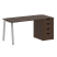 Стол письменный VR.SP-3-158.4.A 1580x720x750 (Серый/Белый Металл)