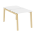 Рабочая станция на деревянных опорах Onix Wood OW.D.RS-2.0.7 780x1475x750 (Тиквуд Светлый/Дуб Темный)