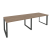 Стол переговорный Onix O.MO-PRG-2.3 2760x980x750 (Тиквуд Темный/Белый Металл)