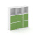 Стеллаж Locker Plus LK.K-003 1188x350x1203 (Дуб Аризона)