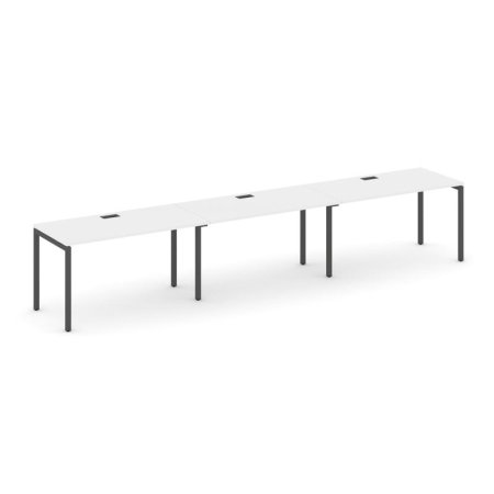 Рабочая станция 1 сторонняя SN-4P.ORS-031 (2940х600х750) (Белый/Металл Антрацит)