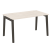 Стол рабочий на деревянных опорах Onix Wood OW.SP-3.8 1380x800x750 (Тиквуд Светлый/Дуб Темный)