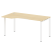 Стол криволинейный левый Metal System Style БП.СА-1 Л 1600x900x750 (Дуб Наварра/Серый металл)