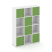 Стеллаж Locker Plus LK.K-006 1188x350x1593 (Дуб Аризона)