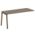 Проходной наборный элемент рабочей станции Metal System Style БА.ПРС-СП-1.4 1600x720x750 (Дуб Наварра/Серый металл)