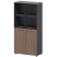 Шкаф высокий комб. Кортез СМШ48.28F.28RS 792x380x1595 (Кронберг/Графит)