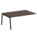 Проходной элемент стола для переговоров на А-образном м/к Metal System Style БА.ППРГ-5 1800x1235x750 (Дуб наварра/Серый металл)
