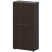 Шкаф высокий закрытый Кортез СМШ48F 792x380x1595 (Кронберг/Графит)