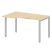 Стол криволинейный левый Metal System Style БП.СА-2 Л 1400x900x750 (Дуб Наварра/Серый металл)