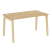 Стол рабочий на деревянных опорах Onix Wood OW.SP-3.8 1380x800x750 (Тиквуд Светлый/Дуб Темный)