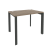 Стол рабочий на П-образном м/к Onix O.MP-SP-1.7 980x720x750 (Тиквуд Темный/Белый Металл)