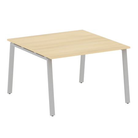 Стол для переговоров (1 столешница) на А-образном м/к Metal System Style БА.ПРГ-1.2 1200x1235x750 (Акация/Серый металл)