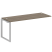 Проходной наборный элемент рабочей станции Metal System Style БО.ПРС-СП-1.5 1800x720x750 (Дуб Наварра/Серый металл)