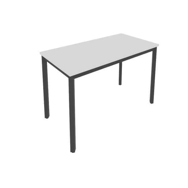 Стол письменный на металлокаркасе Slim С.СП-4.1 1180x600x750 (Серый/Антрацит металл)