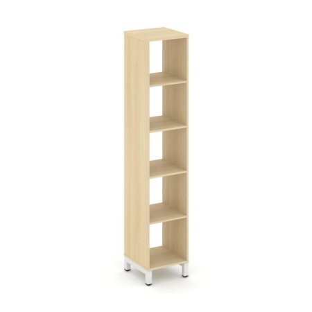 Каркас стеллажа 5 ярусов SN.KS-510 (387х400х1982) (Акация Лорка/Металл Белый)