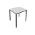 Стол письменный на металлокаркасе Slim С.СП-2 780x720x750 (Серый/Антрацит металл)