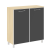 Шкаф квадратный LT.SD-1.4 Black (Вяз Благородный)