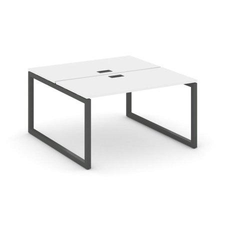 Рабочая станция 2-х сторонняя SN-5O.DRS-002 (1180х1232х750) (Белый/Металл Антрацит)