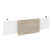 Царга стола руководителя Onix O.M-CSR-5 1540x450x54 (Дуб Аттик/Белый)