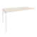 Наборный элемент рабочей станции на П-образном м/к Onix O.MP-1.NRS-4.8 1580x800x750 (Тиквуд Темный/Белый Металл)