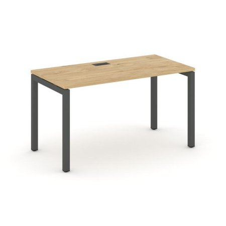 Стол письменный SN-5P.SP-021 (980х800х750) (Тиквуд Светлый/Металл Антрацит)