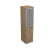 9ПП.004.8 Пенал со стеклом (400x450x1645) , правый (Teakwood)