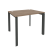 Стол рабочий на П-образном м/к Onix O.MP-SP-1.8 980x800x750 (Тиквуд Темный/Белый Металл)