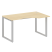 Стол криволинейный правый Metal System Style БО.СА-2 Пр 1400x900x750 (Дуб Наварра/Серый металл)