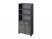 Шкаф для документов полуоткрытый Festus FI-672.G 800x460x1861 (Хромикс Белый/Камень Пьетра Гриджиа черный)