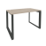 Стол рабочий на О-образном м/к Onix O.MO-SP-2.7 1180x720x750 (Тиквуд Темный/Белый Металл)