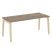 Стол руководителя на деревянных опорах Onix Wood Direct OW.SRR-5.8 1780x800x750 (Тиквуд Темный/Дуб Светлый)