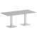 Стол прямоугольный VR.SP-5-180.2 1800x900x750 (Серый/Белый Металл)