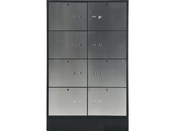 Блок депозитных ячеек VALBERG DB-8S.DGL (Серый/Графит)