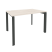Стол рабочий на П-образном м/к Onix O.MP-SP-2.8 1180x800x750 (Тиквуд Темный/Белый Металл)