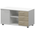 Креденция правая Кортез KZT-62R 1200x568x648 (Темный шимо/Графит)