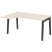 Стол эргономичный левый на деревянных опорах Onix Wood OW.SA-4L 1580x1180x750 (Тиквуд Светлый/Дуб Темный)